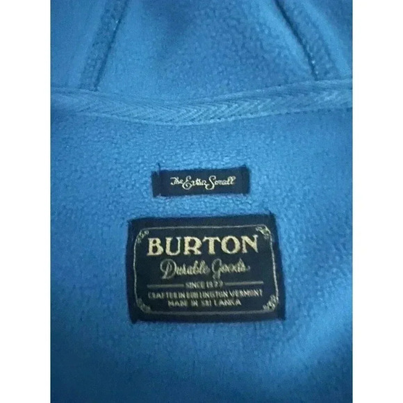 Burton Columbo Spellout Full Zip Pink WB Peak Hoodie Jacket Fleece SZ XS - Picture 6 of 6